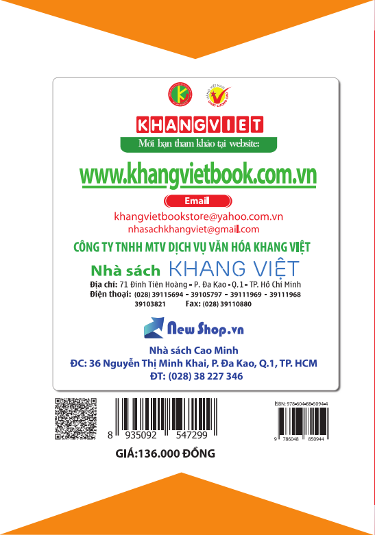 Bìa sau Chinh Phục Điểm 8, 9, 10 Bài Tập Trắc Nghiệm Hình Học